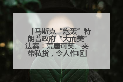 马斯克“炮轰”特朗普政府“大而美”法案：荒唐可笑、夹带私货，令人作呕
