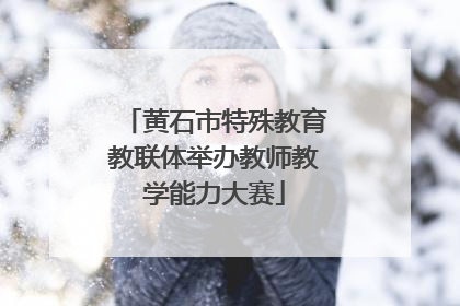 黄石市特殊教育教联体举办教师教学能力大赛