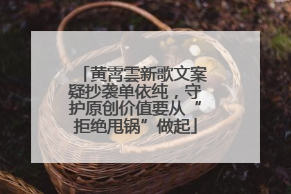 黄霄雲新歌文案疑抄袭单依纯，守护原创价值要从“拒绝甩锅”做起