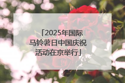 2025年国际马铃薯日中国庆祝活动在京举行