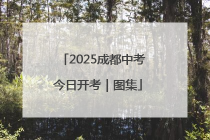 2025成都中考今日开考｜图集