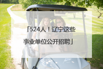 524人！辽宁这些事业单位公开招聘