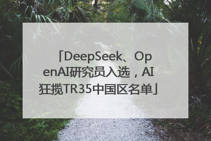 DeepSeek、OpenAI研究员入选，AI狂揽TR35中国区名单