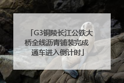 G3铜陵长江公铁大桥全线沥青铺装完成 通车进入倒计时