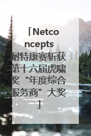 Netconcepts耐特康赛斩获第十六届虎啸奖“年度综合服务商”大奖